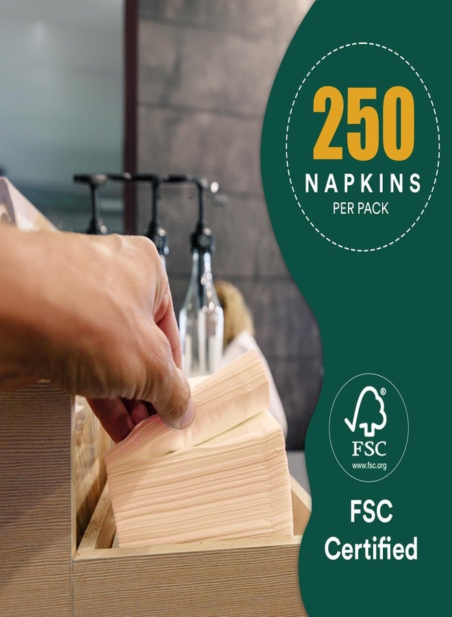 ECO SOUL 100% Compostable Bamboo Paper Napkin | Napkins Paper Everyday, Hand Paper Napkin (1, 250 Napkins set) - Image 5